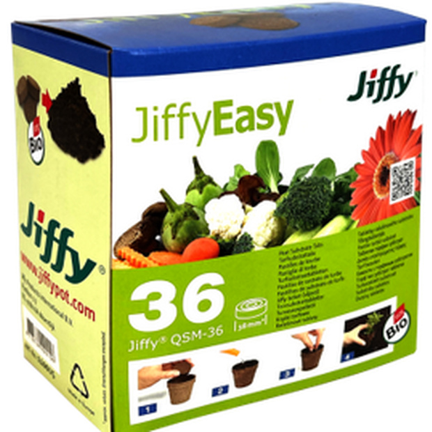 Jiffy-7 Torfquelltabs Quick Soil Mix 38mm 36 Stk